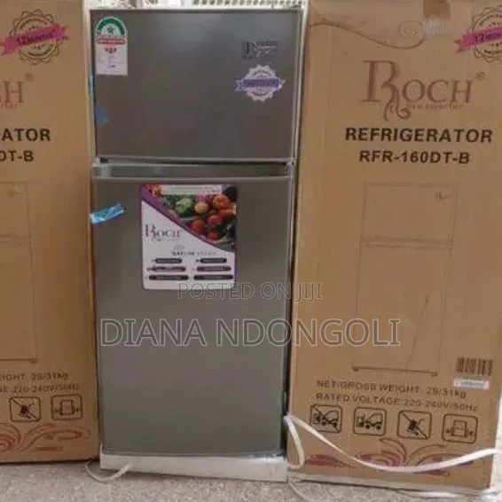 Roch RFR-250-Dt-B Double Door Refrigerator