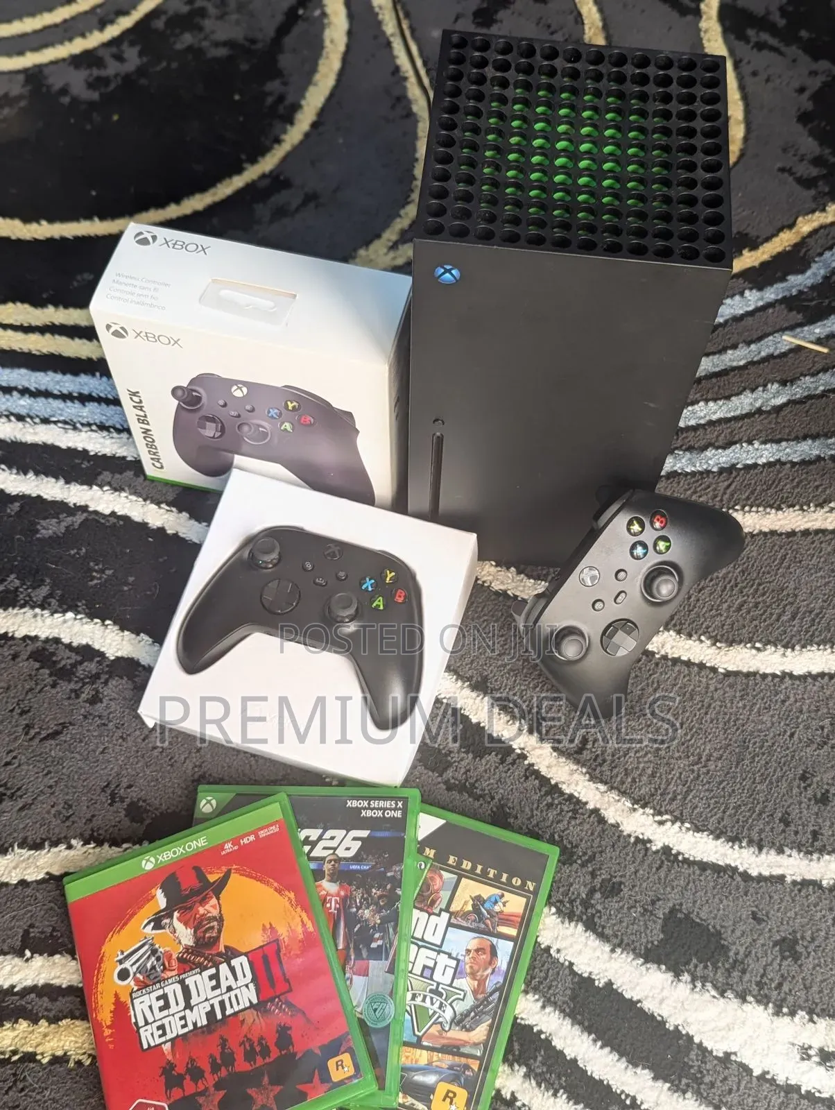 Complete Xbox Series X With Controllers and Games.