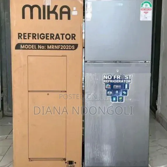 *No Frost 334l Double Door Mika Refrigerator
