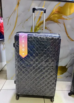 75cm Xl Navy Blue Rubber Unbreakable Suitcase