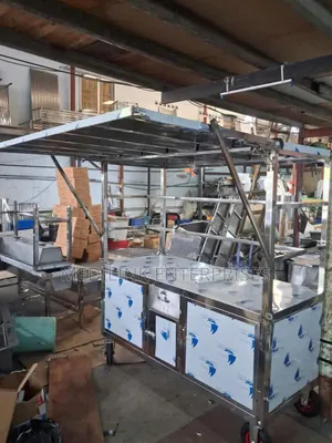 Abra Stainless Steel Food Cart Trolley Commercial