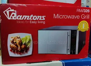 Ramtons 25 Litres Microwave With Grill Rm/326 - (Silver)
