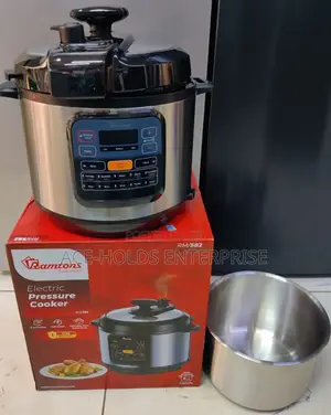 Ramtons Pressure Cooker - Stainless Steel Pot 6 Litres (Rm/582)