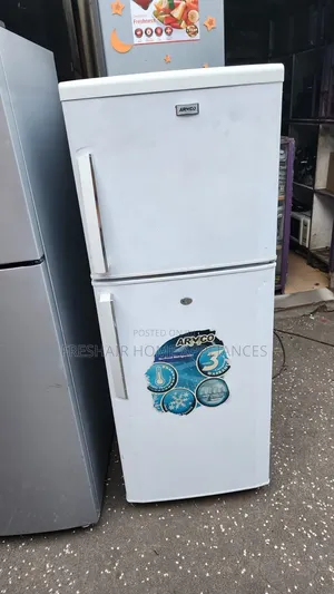 White Armco Double Fridge