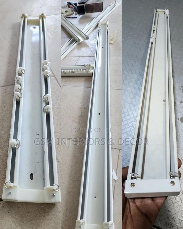 Aluminium Double Curtain Rails for Double Volume Windows