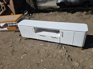 Tv Stand 6ft White With Lights