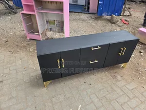 Tv Stand Black 5ft With Drawers