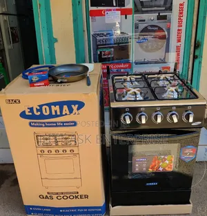 Ecomax 4 Gas Electric Oven 50*55 Jet Burners - Rotisserie Free Gifts