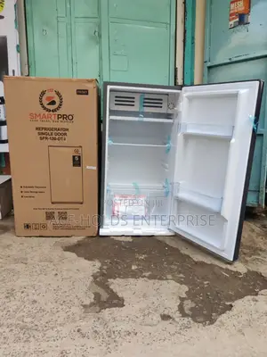 2 Star Rate - Smartpro Top Freezer Single Door Fridge - 90 Litres