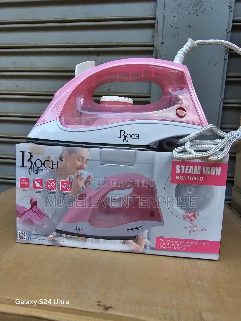 Roch Steamer Iron Box