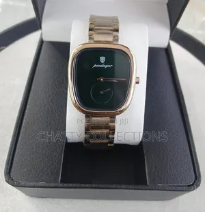 Gold and Green Poedagar Luxury Ladies Watches