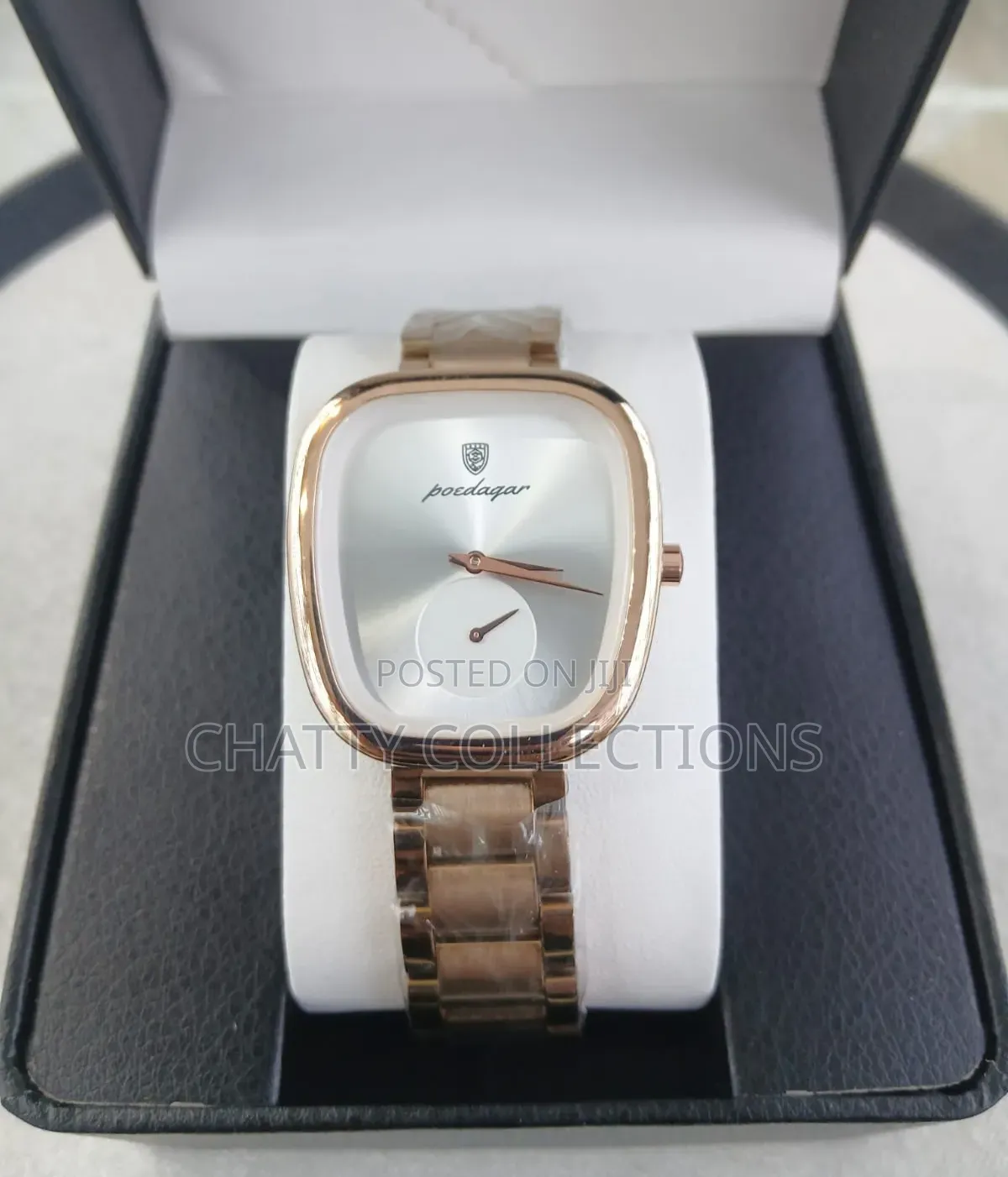 Gold and White Poedagar Luxury Ladies Watches
