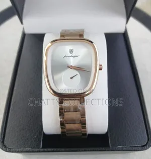 Gold and White Poedagar Luxury Ladies Watches