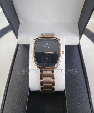 Gold and Black Poedagar Luxury Ladies Watches