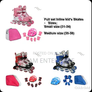 Full Set Inline Roller Skates Shoes