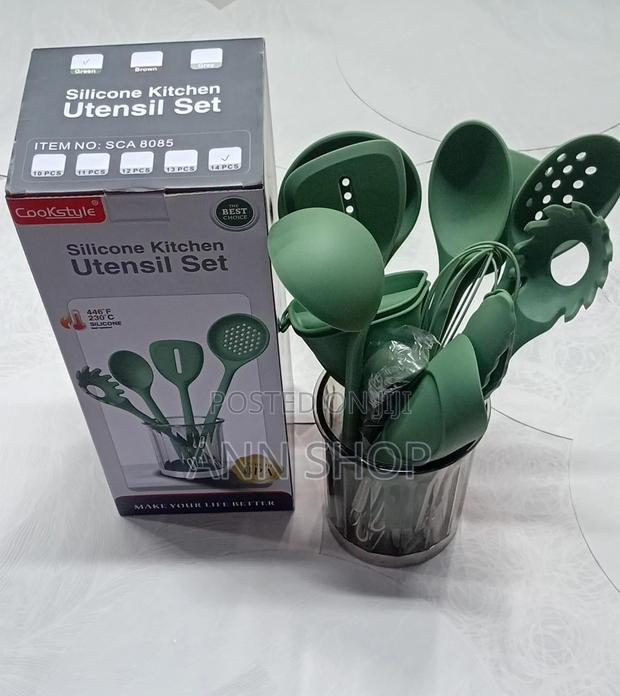 14 Pieces Silicon Spoons
