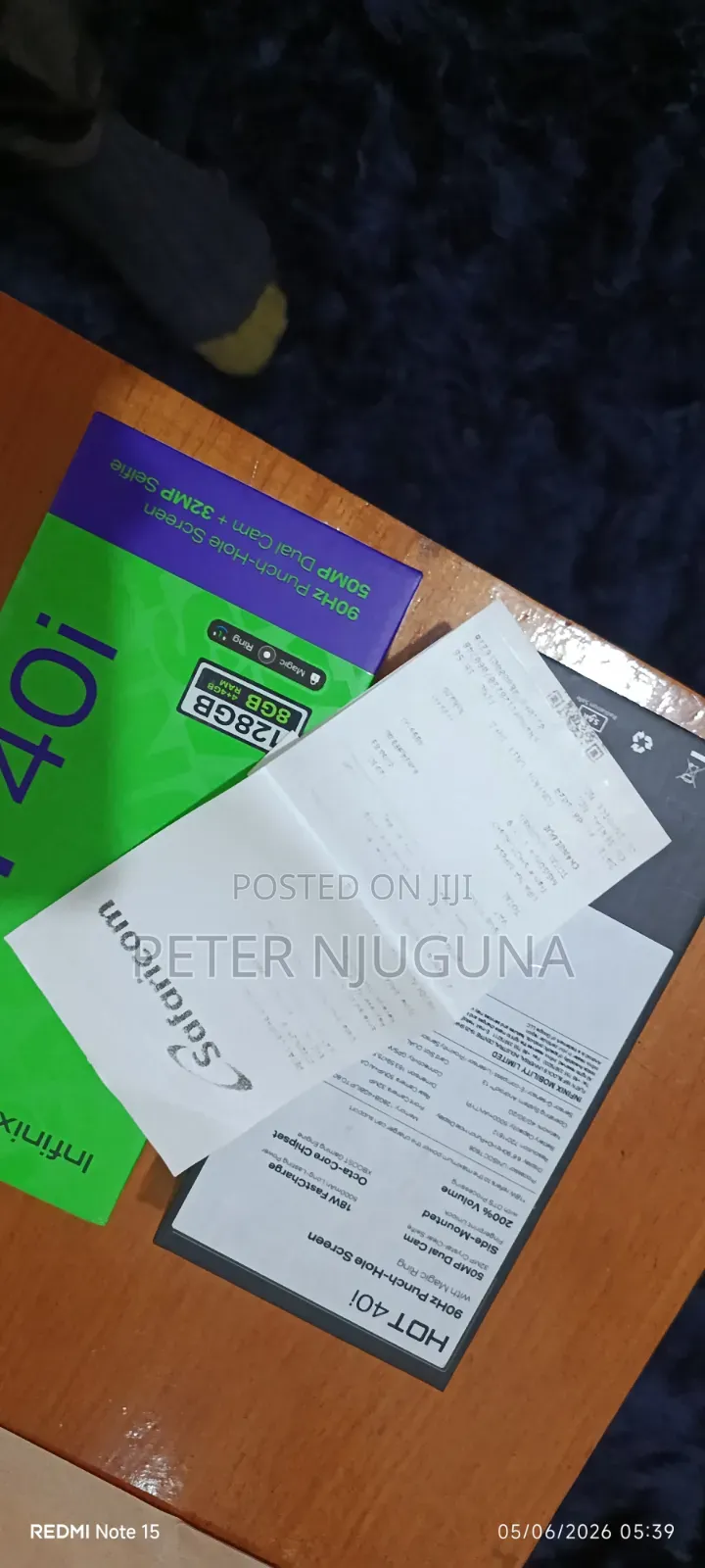 Infinix Hot 40i 128 GB Blue