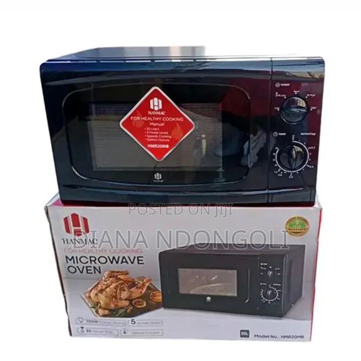 Hanmac 20l Manual Black White Microwave