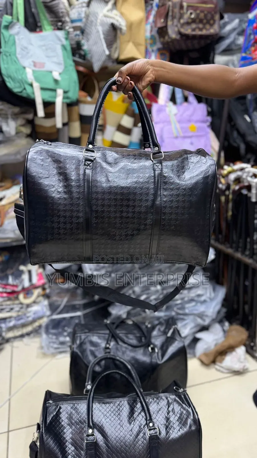 Medium Size Pi Leather Bags Travelling Bag