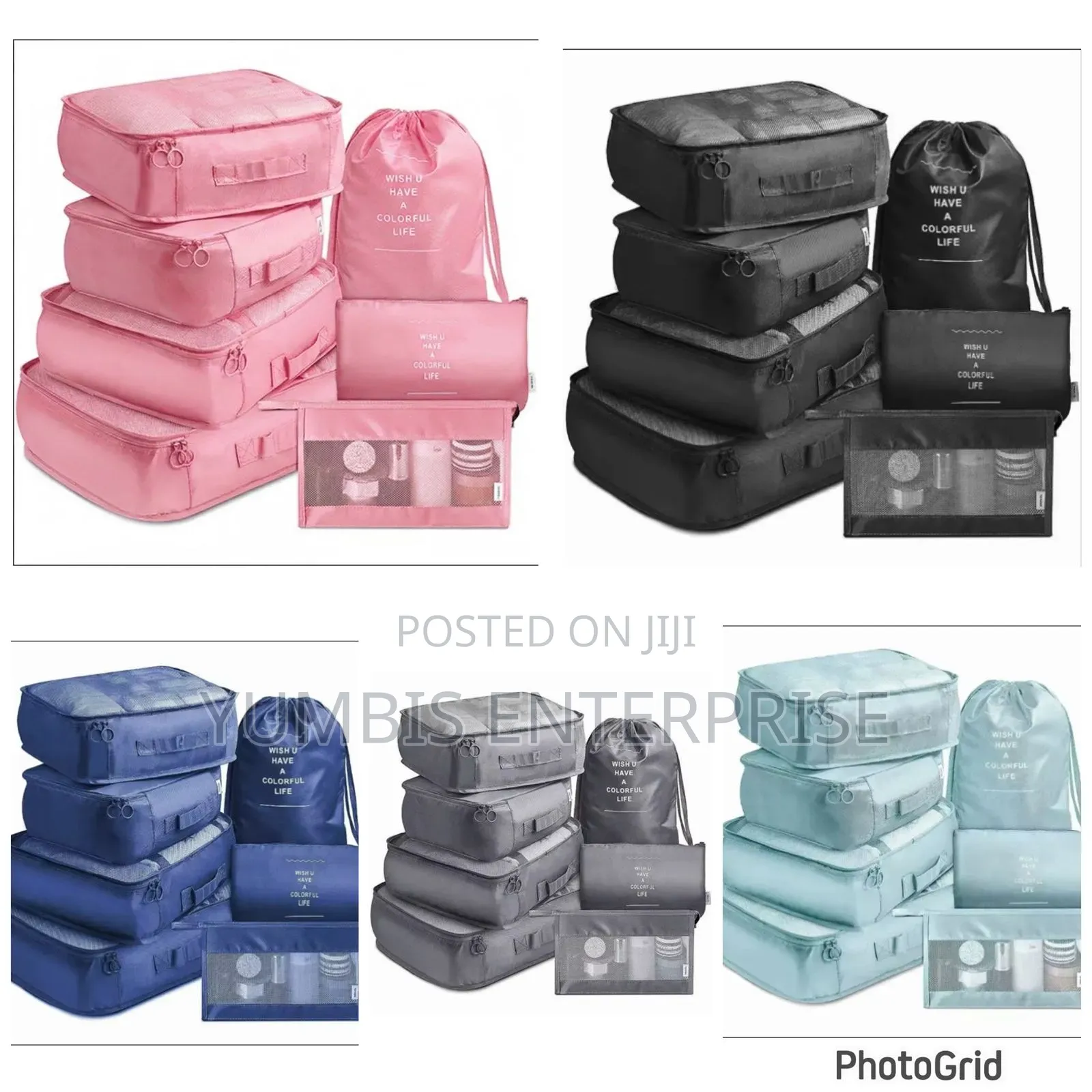 7 In 1 Suitcase Organisers _/Packing Cubes