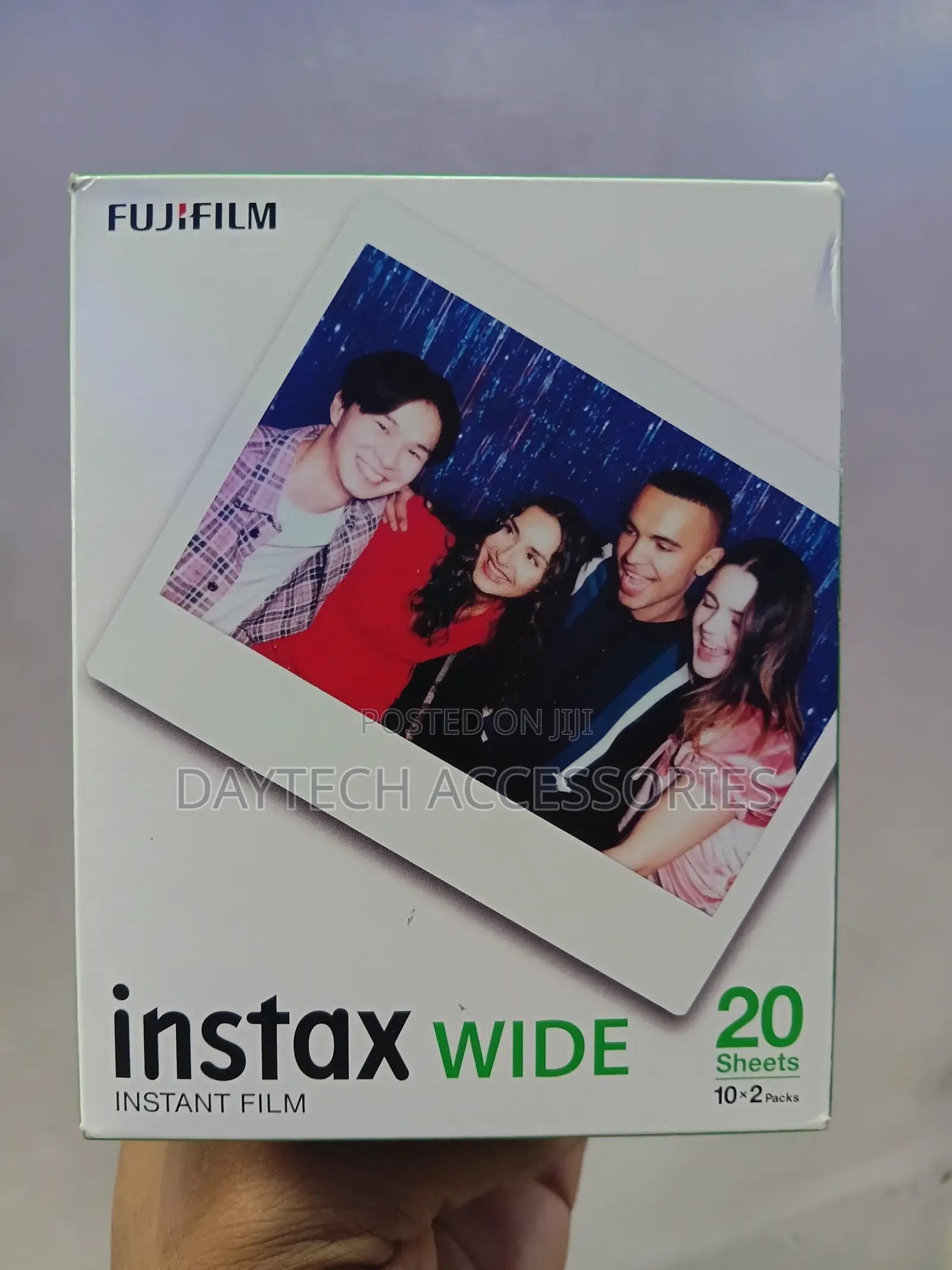 Fujifilm Instax Wide Instant Film 2-pack Featuring 20 Total Sheets.