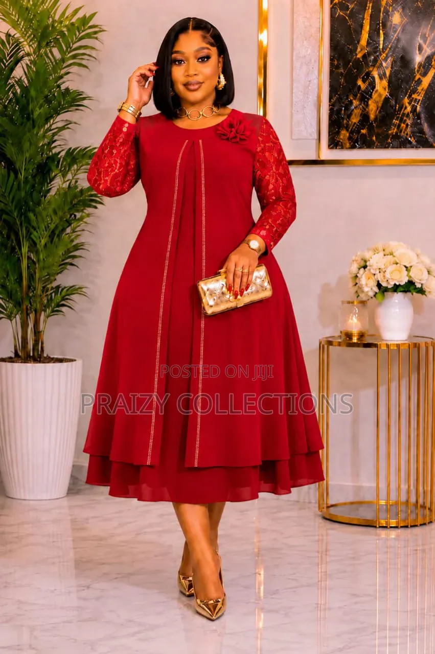 Crissy Moran Premium Chiffon Dress – Elegant Timeless
