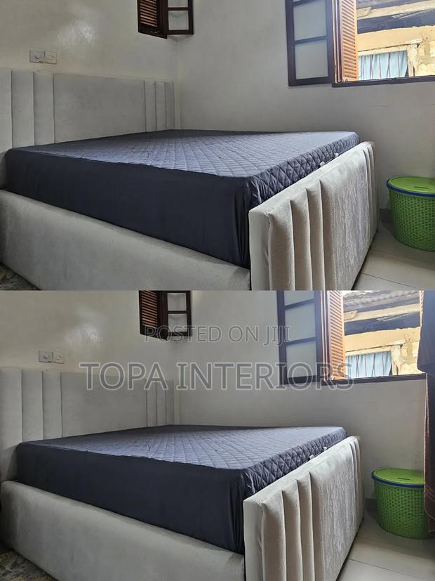 Grey Liquidproof 5x6 Fitted Quilted Waterproof Mattress Protectors - main view