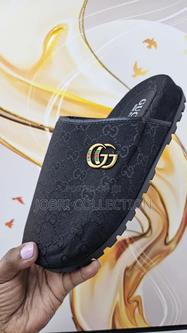 High Quality Black Gucci Clogs - thumbnail 2