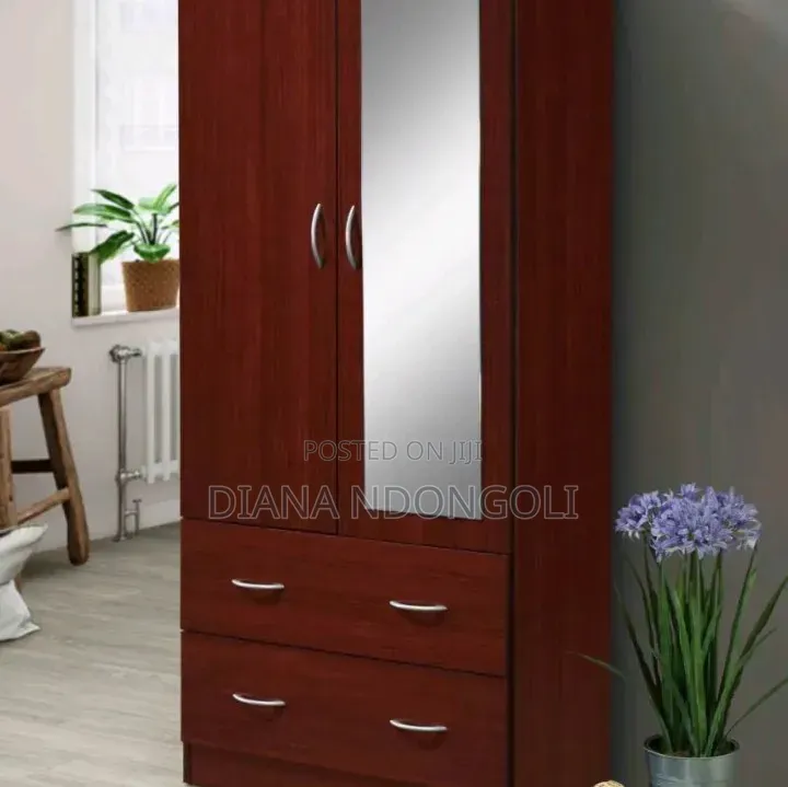 *2door Wardrobe With Dressing Mirror