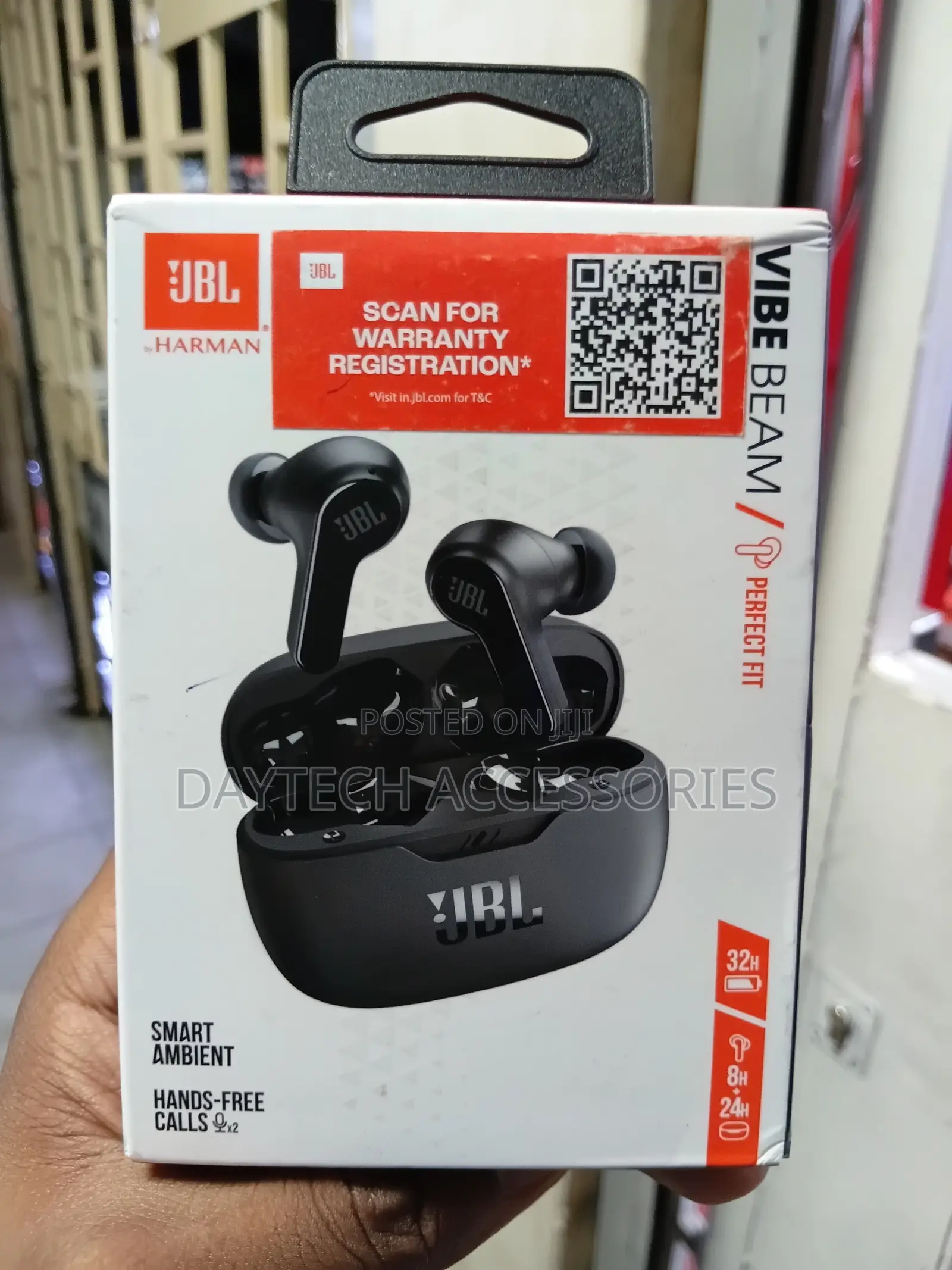 These Are JBL Vibe Beam True Wireless Earbuds - Black