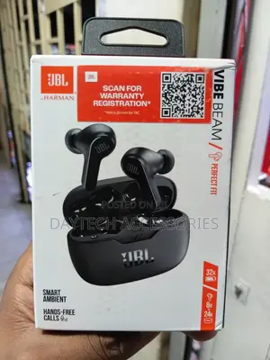 These Are JBL Vibe Beam True Wireless Earbuds - Black