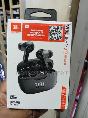 These Are JBL Vibe Beam True Wireless Earbuds - Black