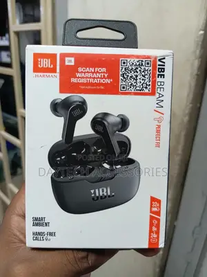 These Are JBL Vibe Beam True Wireless Earbuds - Black