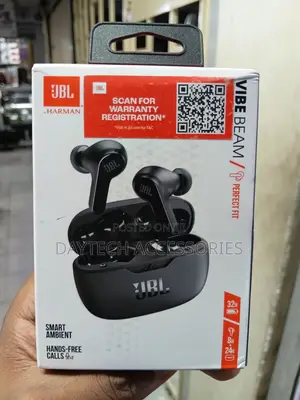 These Are JBL Vibe Beam True Wireless Earbuds - Black