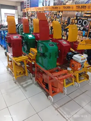 2 in 1 Complete Chaff Cutter Machine With Gasoline Engine 7.5hp