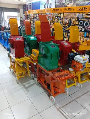 2 in 1 Complete Chaff Cutter Machine With Gasoline Engine 7.5hp