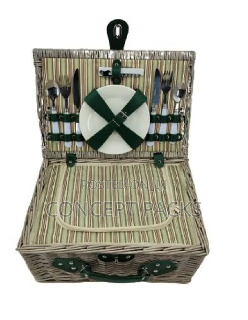 Willow Picnic Basket For 2p