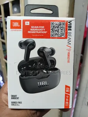 JBL Vibe Beam True Wireless Earbuds – Deep Bass Sound