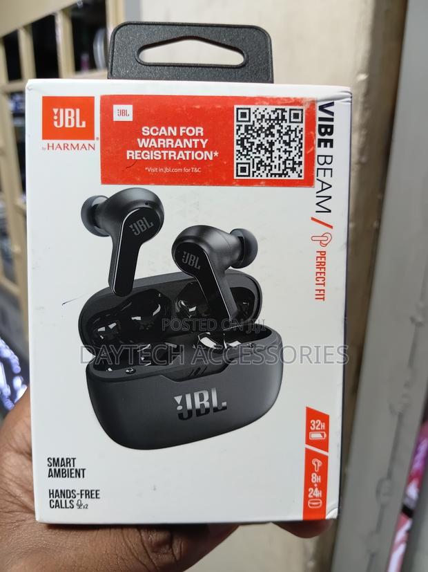 JBL Vibe Beam Black True Wireless Earbuds - thumbnail 4