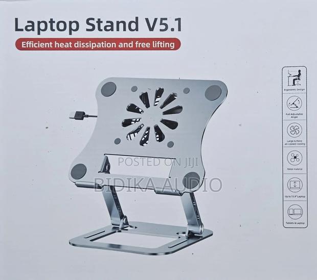 Laptop Stand V5.1 With Built-in Cooling Fan