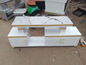 Smart Tv Stand With Led Lights Marble Top