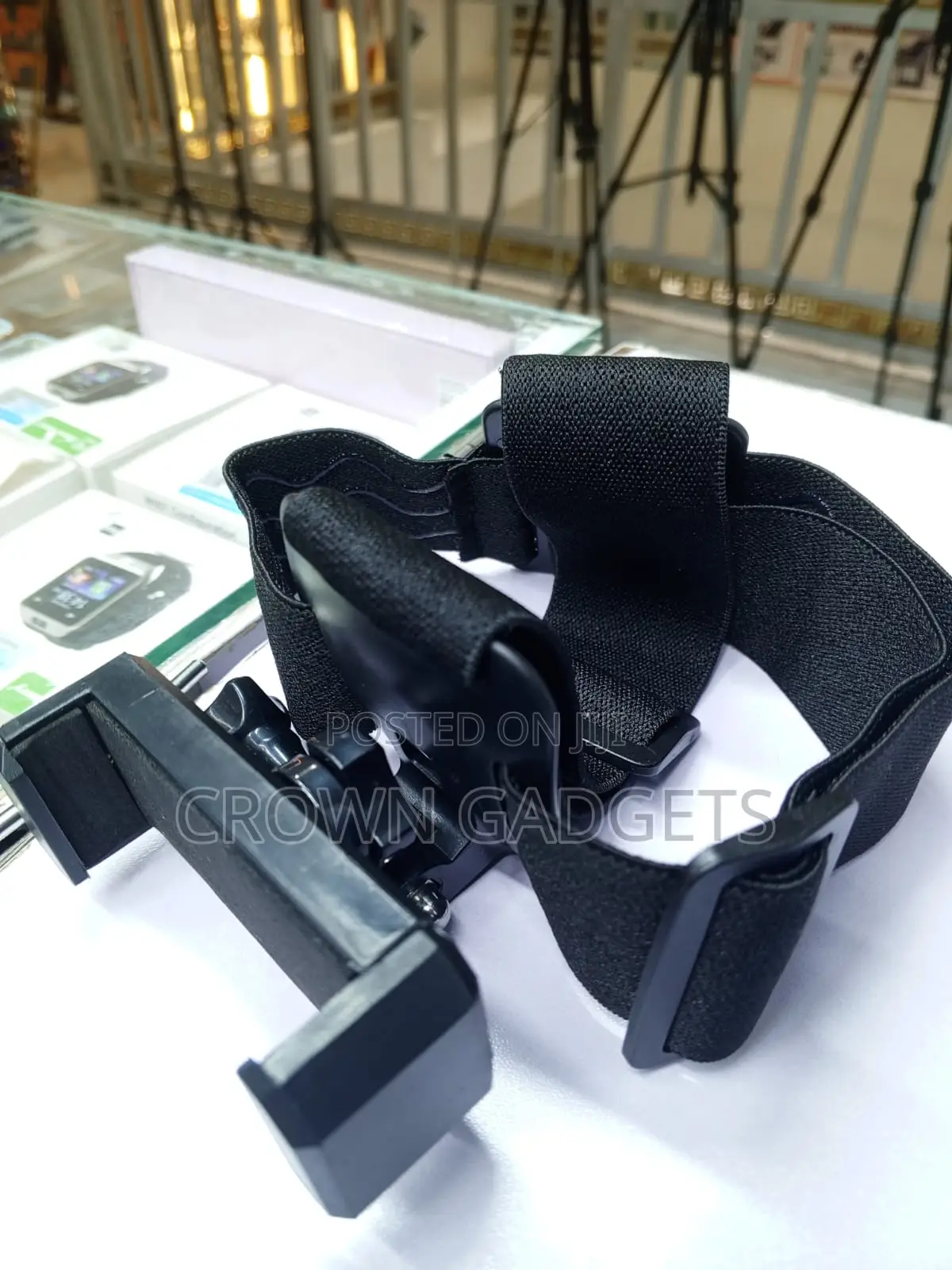 Adjustable Head Strap Phone Holder for Hands-Free Video Capture