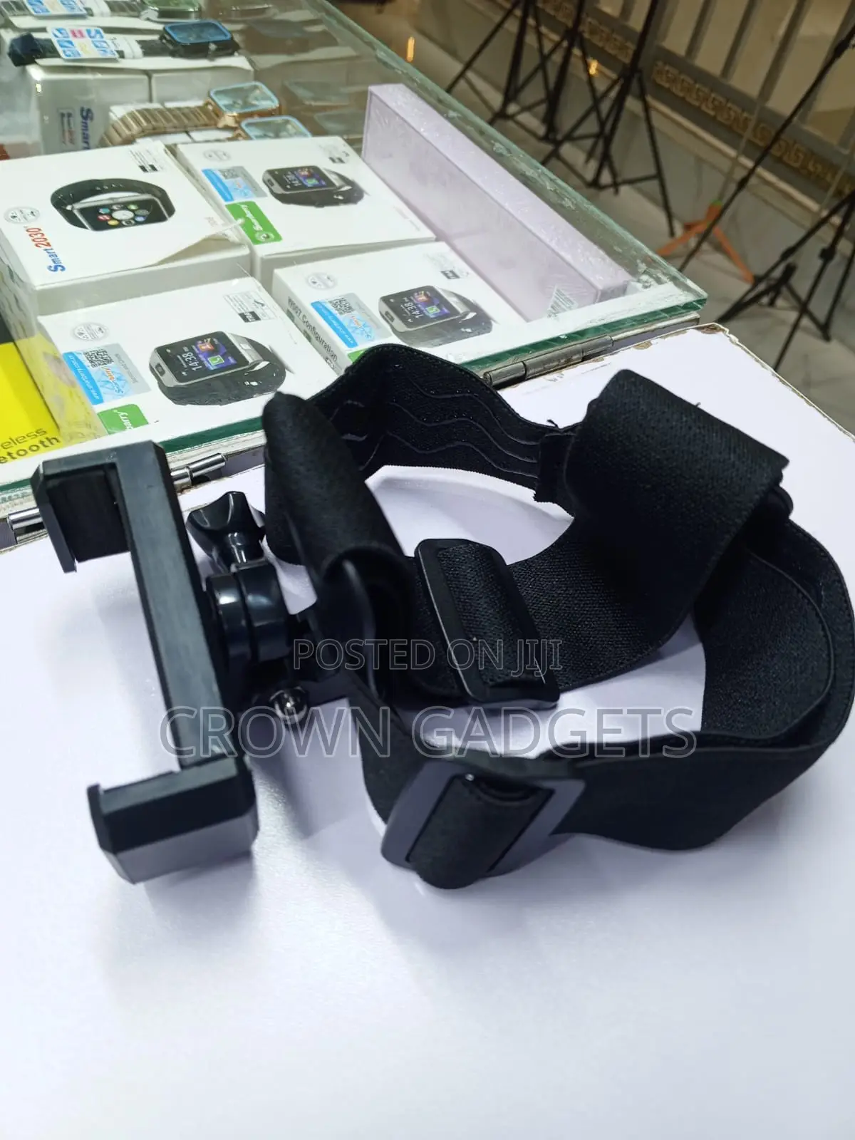 Adjustable Head Strap Phone Holder for Hands-Free Video Capture