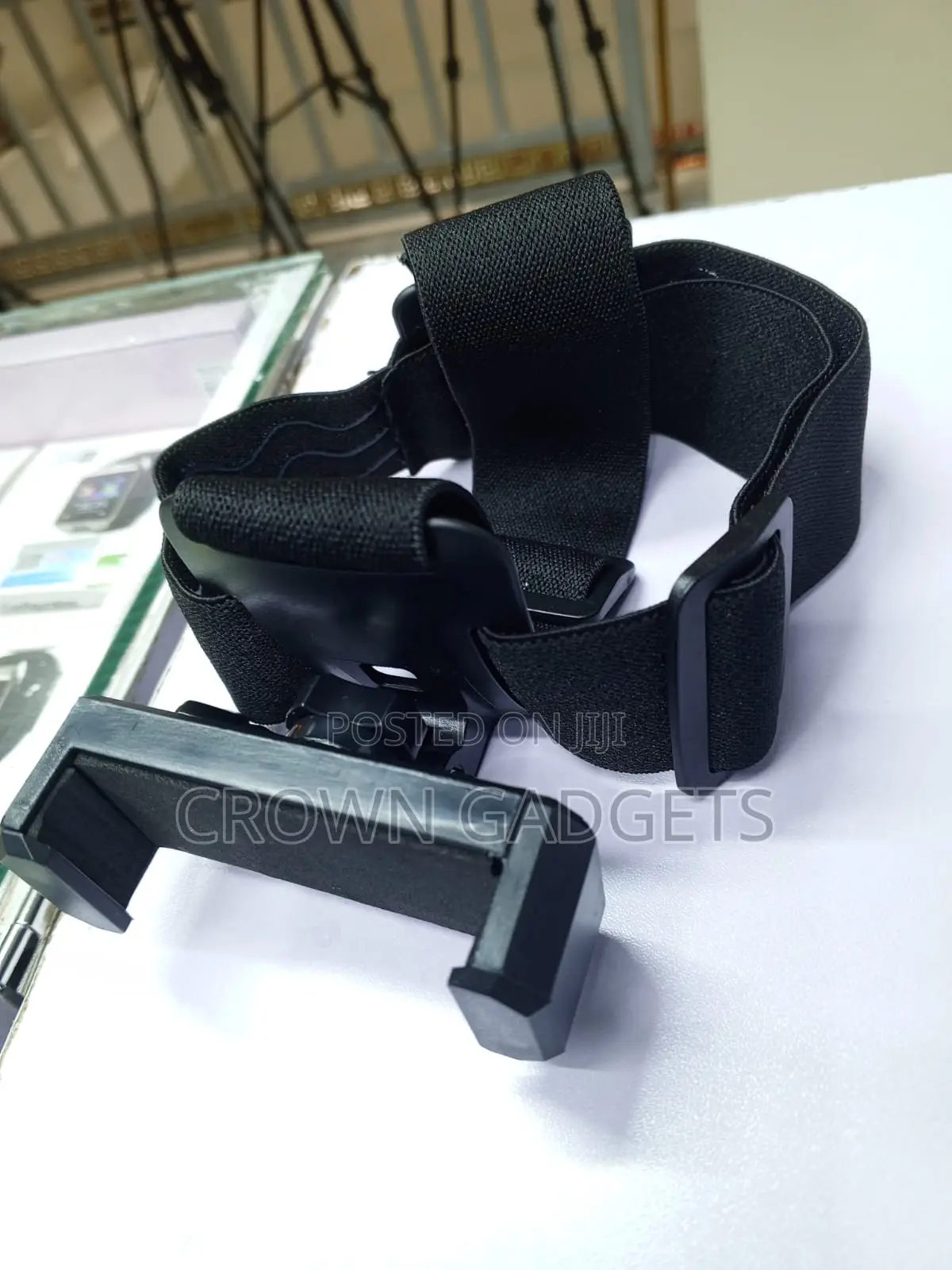 Adjustable Head Strap Phone Holder for Hands-Free Video Capture