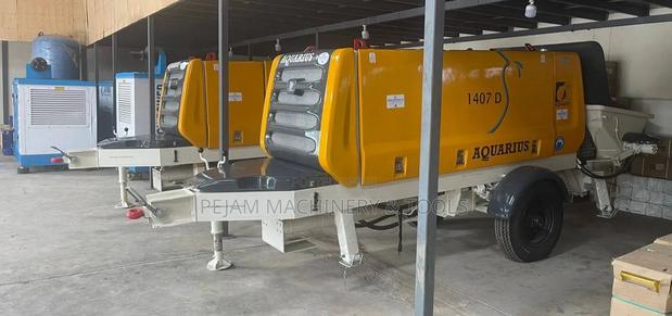 Aquarius 1407 D Stationary Concrete Pump With 100m Delivery Pipe - thumbnail 2