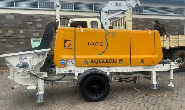Aquarius 1407 D Stationary Concrete Pump With 100m Delivery Pipe - thumbnail 4