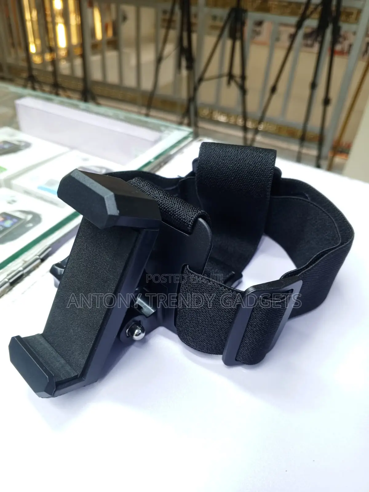 Universal Cellphone Head Mount Strap, Head Strap Camera Mount
