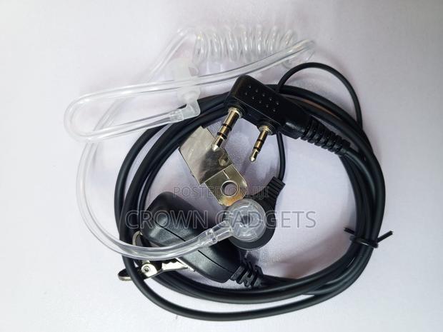 Fbi Style Surveillance Earpiece With Ptt Microphone