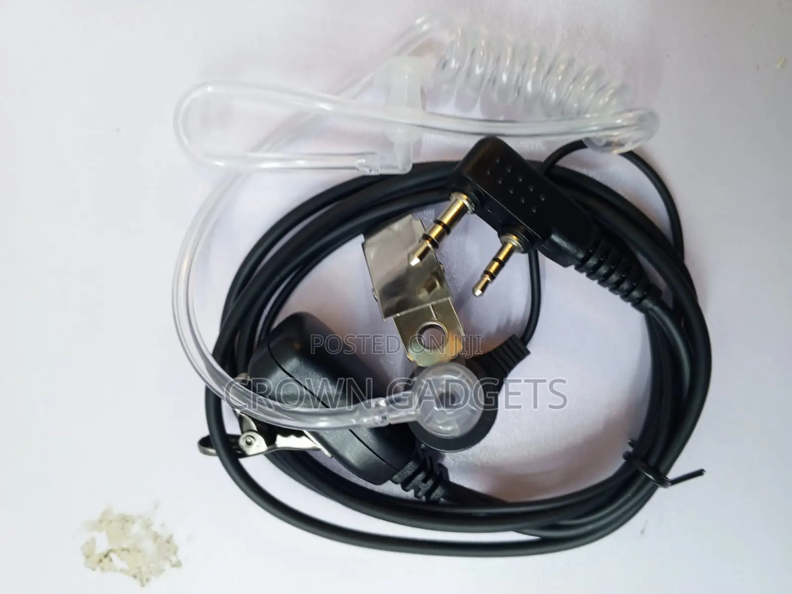 Fbi Style Surveillance Earpiece With Ptt Microphone