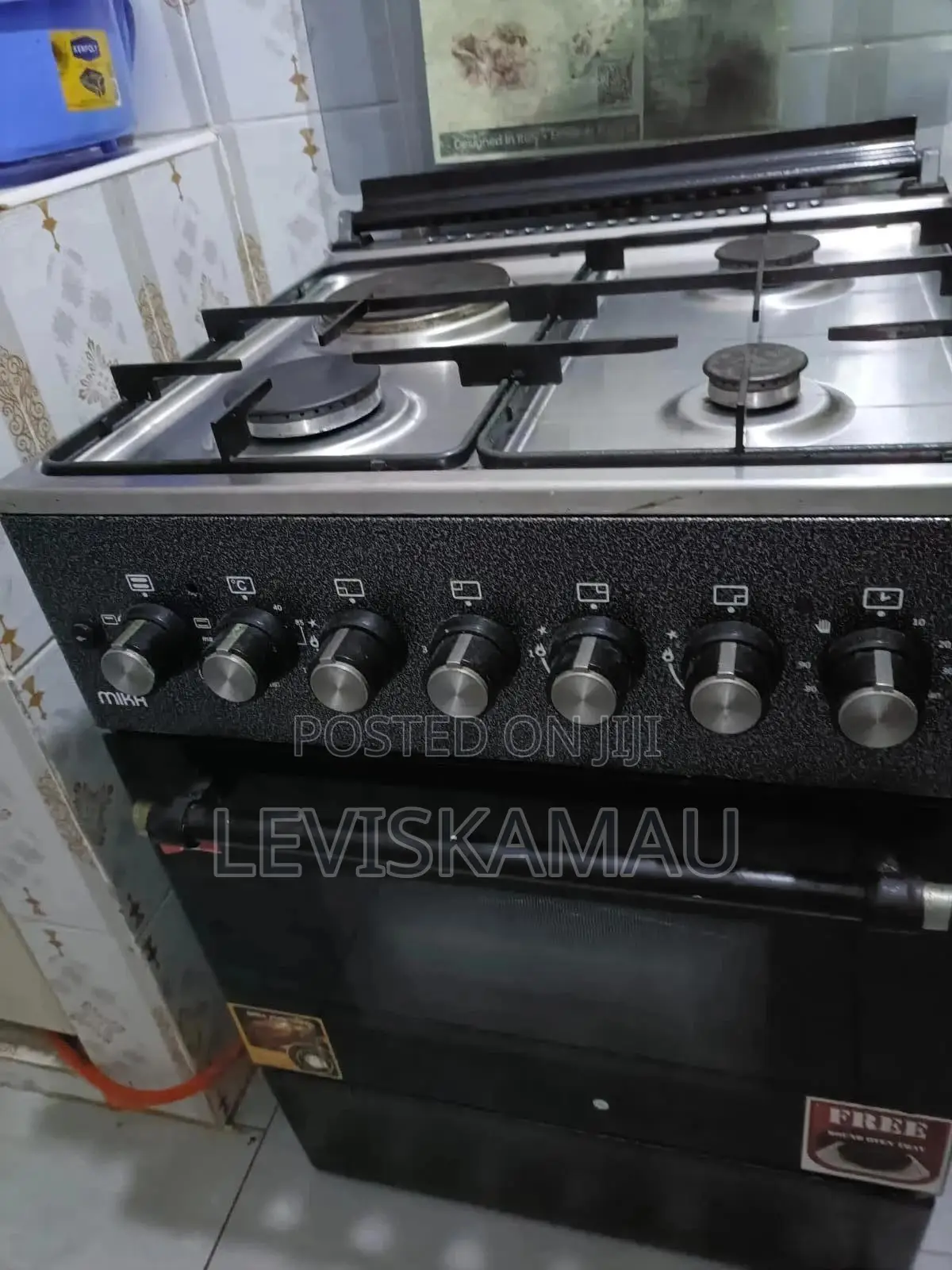 Mika Cooker 3 Gas + 1 Electric, 58x58cm